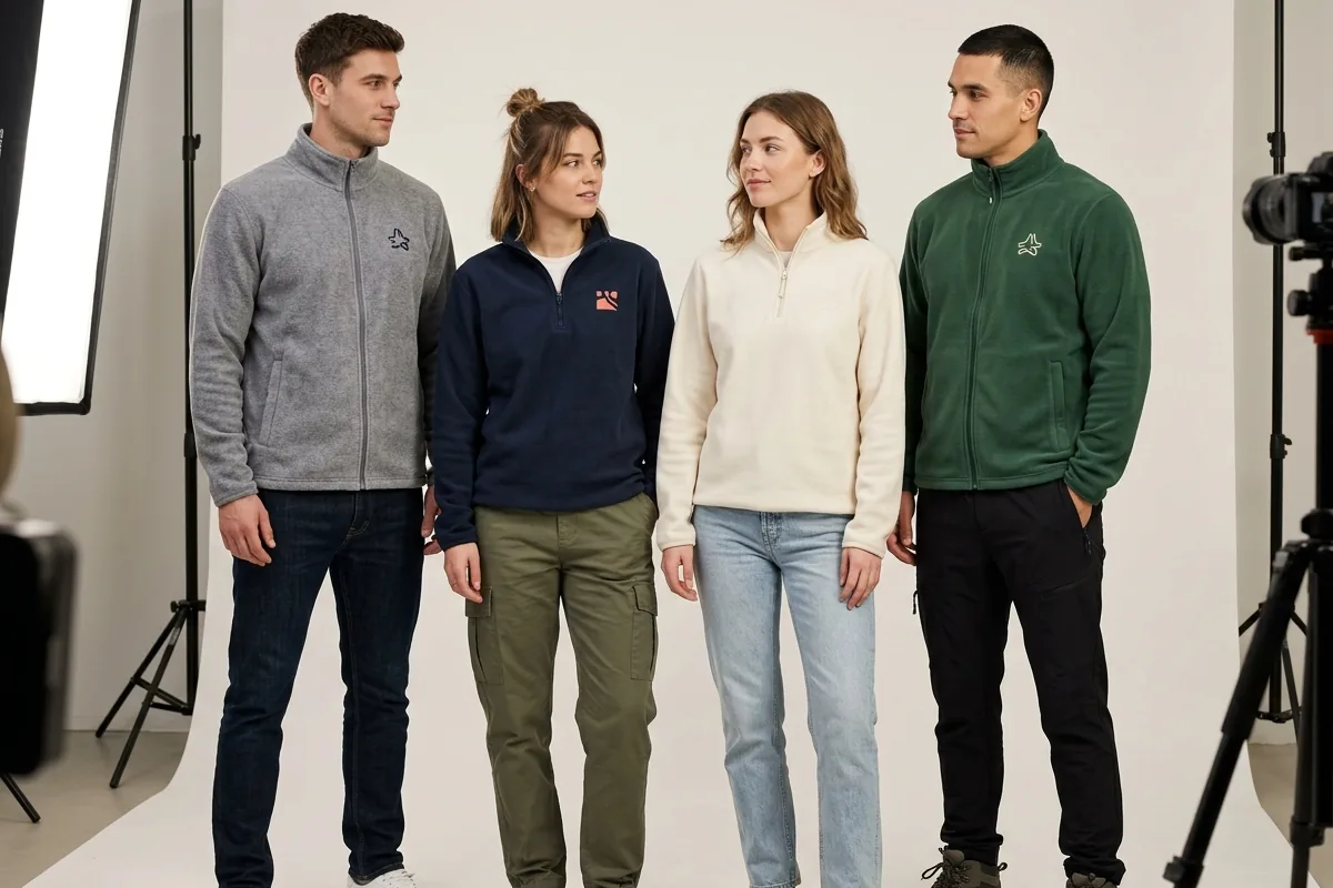 Толстовки с логотипом — спортивные на молнии, half-zip, флисовые куртки от Сибирской швейной фабрики «Аврора»